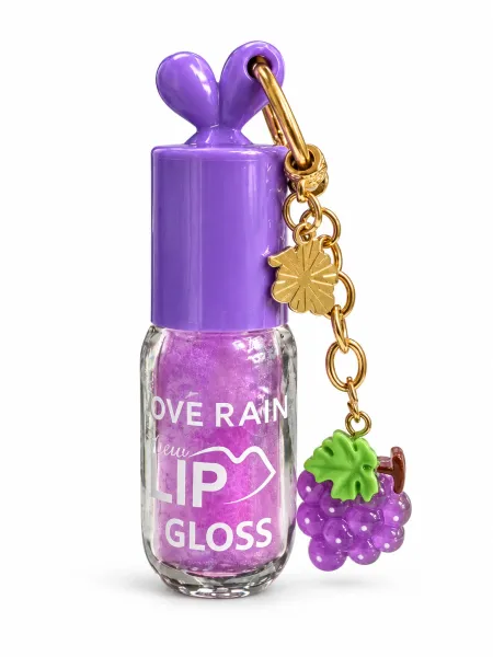 Lip Gloss Uva Com Chaveiro- Love Rain