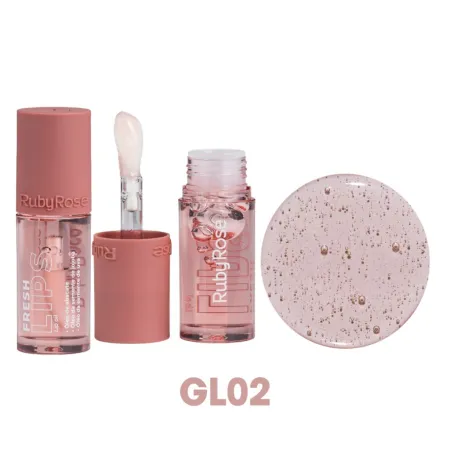 Lip Oil Fresh Lips Cor. GL02 - Ruby Rose 5,5g