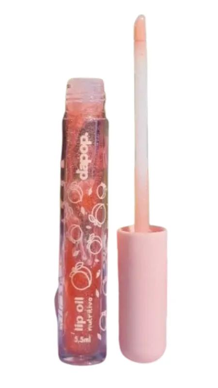 Lip Oil Nutritivo Pêssego Dapop 5,5ml
