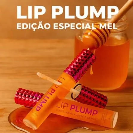 Lip Plump Gloss Aumenta Lábios Mel Bella Femme 4ml