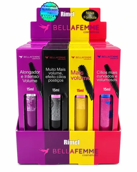 Máscara De Cílios Box C/12Unid- Bella Femme
