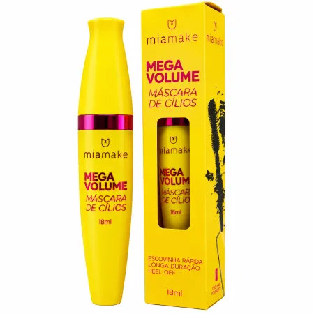 Máscara De Cílios Mega Volume- Mia Make