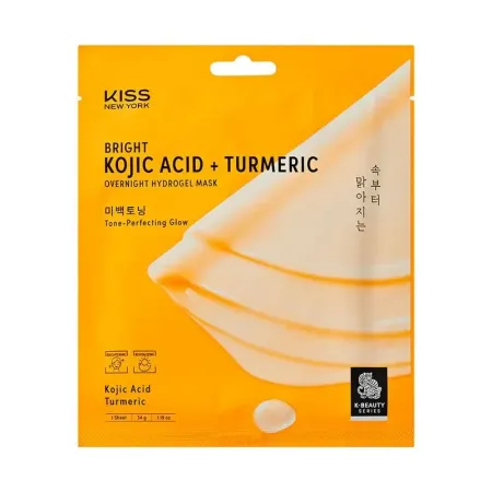 Máscara Facial de Hidrogel Ácido Kojico e Açafrão- Kiss New York