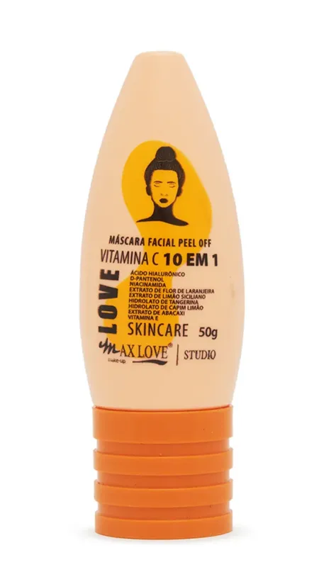 Máscara Facial Peel Off Vitamina C 10 em 1 Max Love 50g