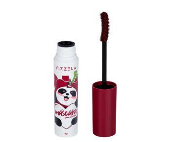 Máscara para Cílios Big No Panda Cherry Bordô - Vizzela 5g