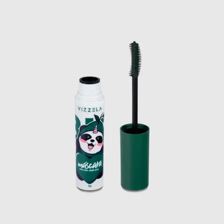 Máscara Para Cílios Big No Panda Olive Green - Vizzela - Cor. Verde