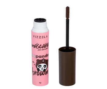 Máscara Para Cílios Marrom No Panda Brown - Vizzela 5g