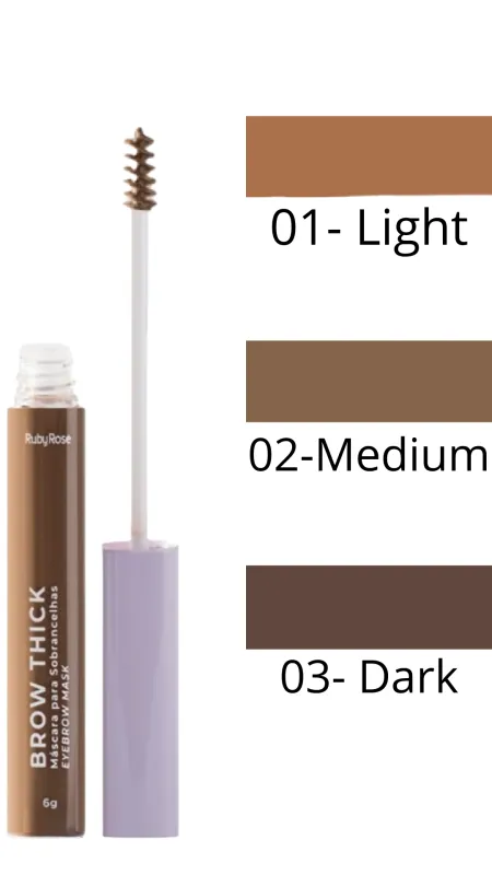 Máscara Para Sobrancelhas Brow Thick Ruby Rose