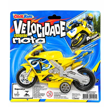 Moto De Plástico Infantil Velocidade- Goal Kids