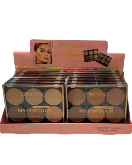 Paleta De Contorno MyContour- Femme Paris 12g