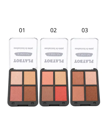 Paleta De Iluminadores Nuance- Playboy 12g