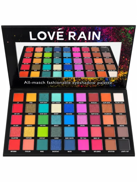 Paleta de Sombras 45 Cores Luxy Dazzling- Lové Rain