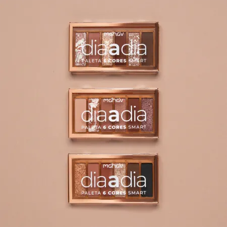 Paleta De Sombras 6 Cores Smart Dia A Dia- Mahav