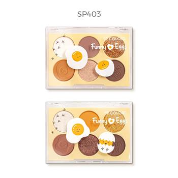 Paleta de Sombras Funny Eggs 6 Cores SP Colors