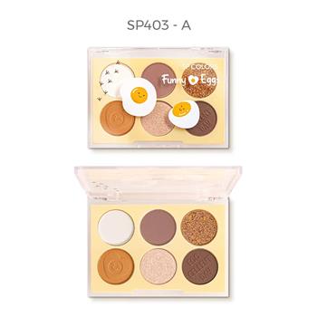 Paleta de Sombras Funny Eggs 6 Cores SP Colors