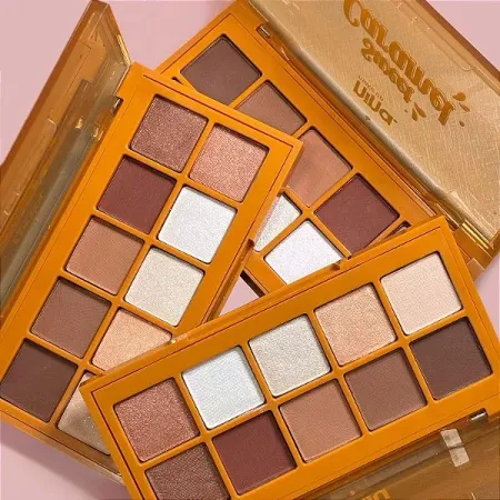 Paleta de sombras sweet caramel  Explosão de Caramelo -Nina Makeup