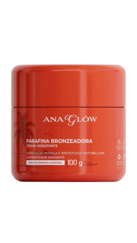 Parafina Bronzeadora Cenoura e Urucum Ana Glow 100g