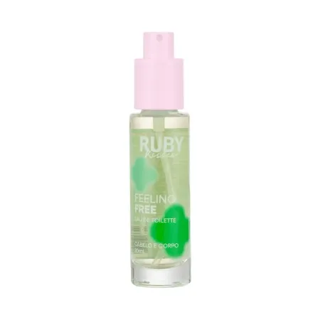 Perfume Cabelo e Corpo Bergamot e Rose- Ruby Kisses 30ml