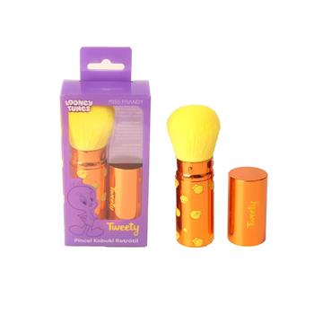 Pincel Kabuki Retrátil Linha Tweety Piu Piu Miss Frandy