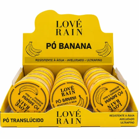 Pó Banana Resistente a Água Box C/12Unid - Lové Rain