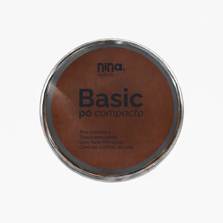 Pó Compacto Basic Cor 9 - Nina Makeup 9g