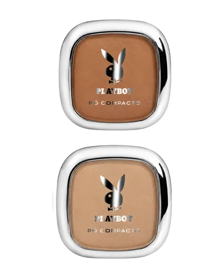 Pó Compacto Matte Com Espelho e Esponja- Playboy 6g