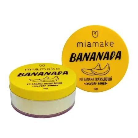 Pó Facial Bananada Não estoura no Flash -  Mia Make - 15g