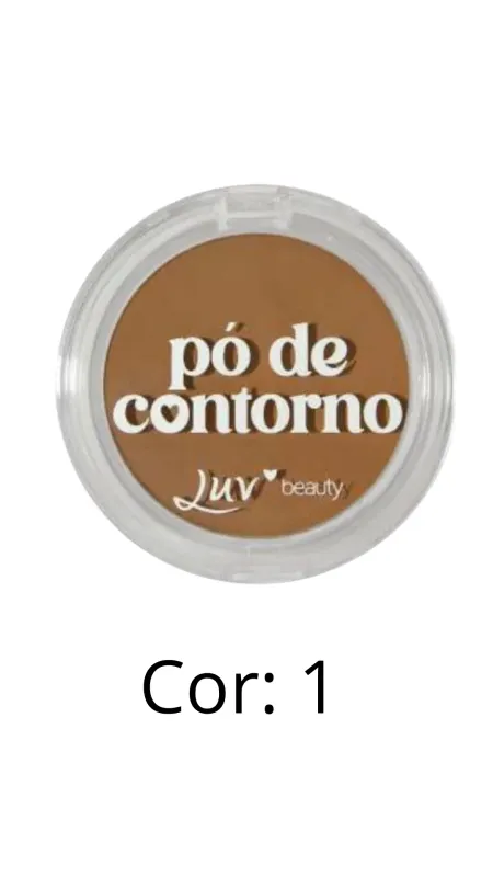 Pó para Contorno Facial Luv Beauty