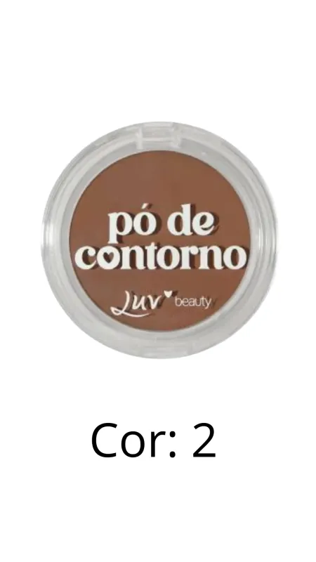 Pó para Contorno Facial Luv Beauty