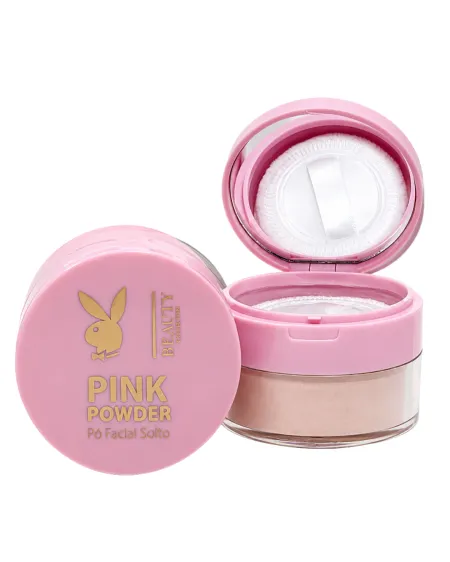Pó Solto Pink Powder Com Espelho- Playboy 14g