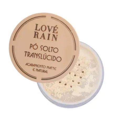 Pó Solto Translúcido Acabamento Matte- Lové Rain