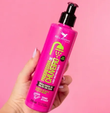 Progressiva de Chuveiro Liso Instantâneo Bella Femme 200ml