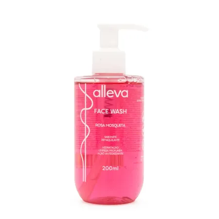 Sabonete Demaquilante Rosa Mosqueta- Alleva 200ml