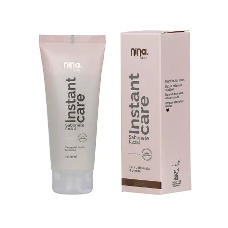 Sabonete Facial Instant Care- Nina Makeup 100ml