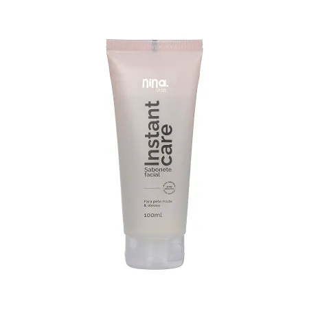Sabonete Facial Instant Care- Nina Makeup 100ml