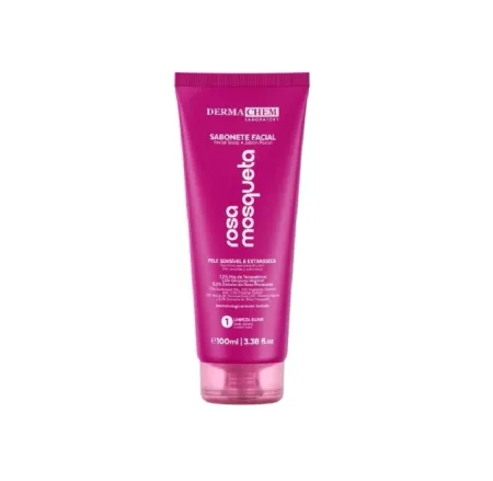 Sabonete Facial Rosa Mosqueta- Dermachem Laboratory 100ml