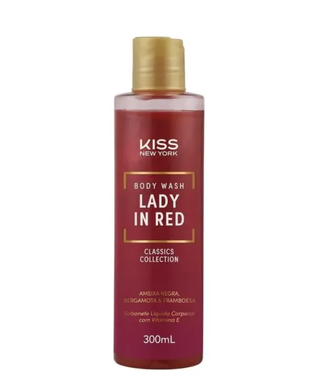 Sabonete Líquido Corporal New York Lady in Red- Ruby Kisses 300ml