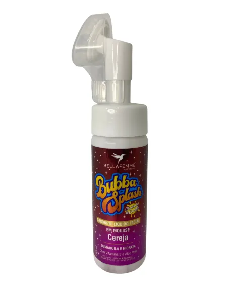 Sabonete Líquido Facial em Mousse Bubba Splash Cereja - Bella Femme Cosméticos 150ml