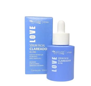 Sérum Facial Clareador Oil-free Max Love 30ml