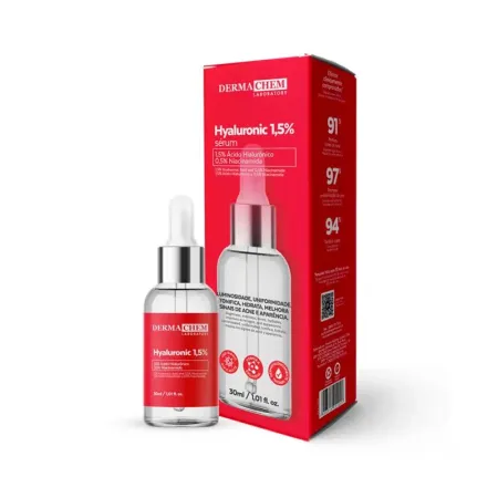 Sérum Hyaluronic 1,5% Niancinamida e Acticalm Dermachem 30ml