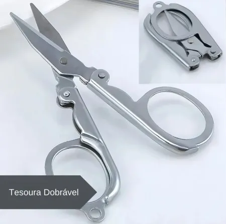 Tesoura Dobrável Multiuso em Aço Inox