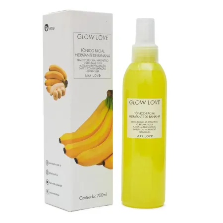 Tônico Facial Hidratante de Banana Glow Love - Max Love 200ml