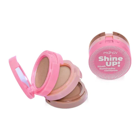 Trio Blush, Iluminador e Contorno- Mahav