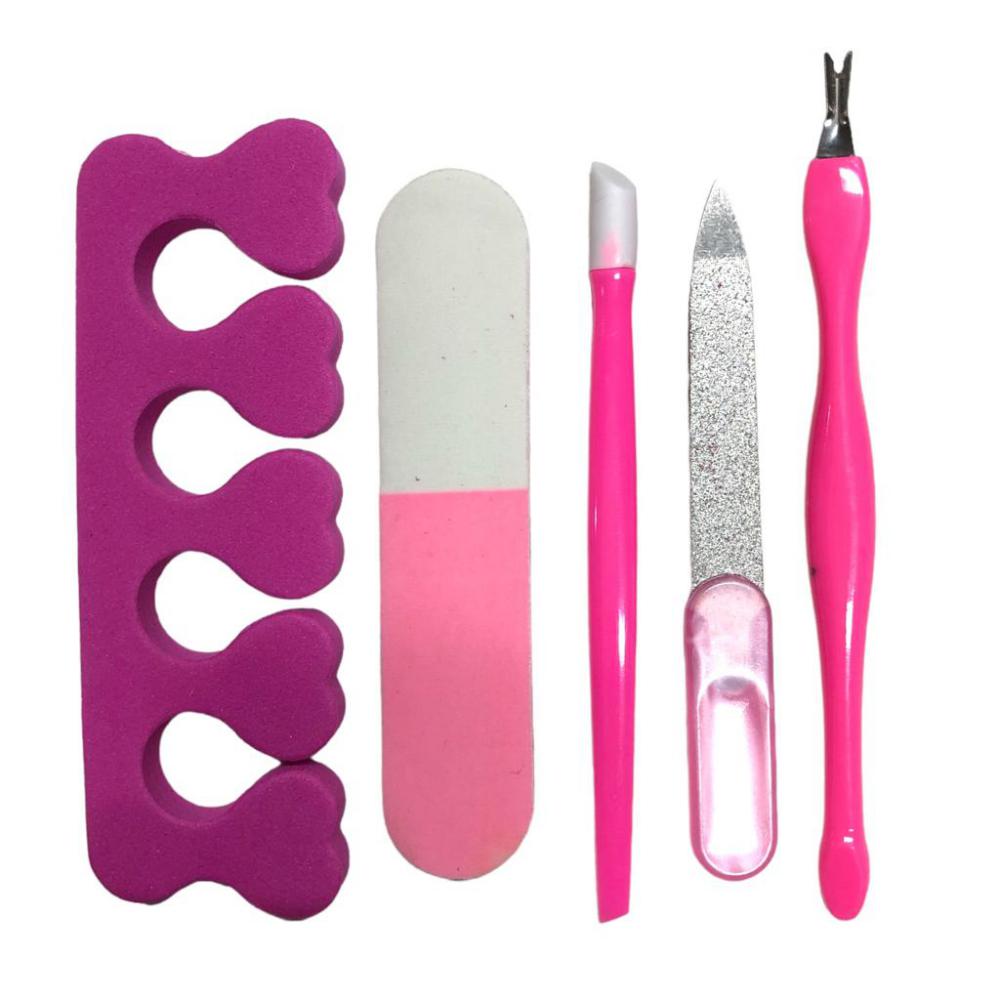 Kit Manicure E Pedicure Contém 5 Peças Unha Ellas Cosméticos Kit Manicure E Pedicure Contém 5 Peças Unha Ellas Cosméticos