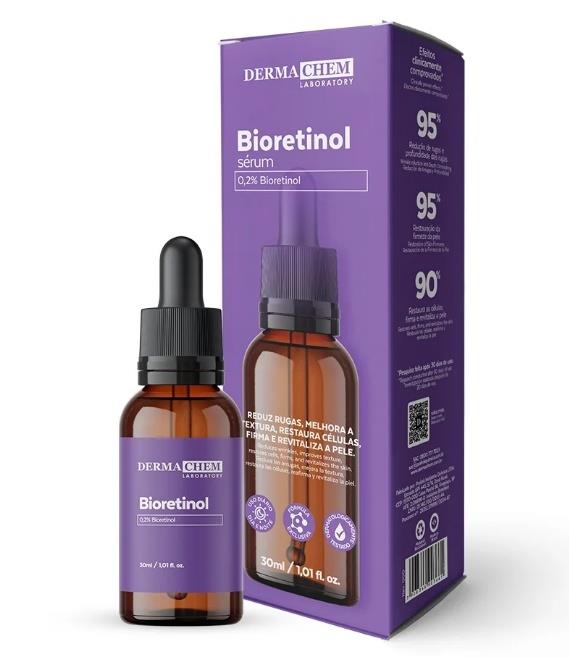 Sérum Bioretinol Dermachem 30ml : CUIDADOS COM A PELE : Ellas
