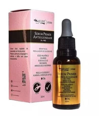 Sérum Primer Antioleosidade Oil-Free - Max Love - 30ml : CUIDADOS COM A PELE