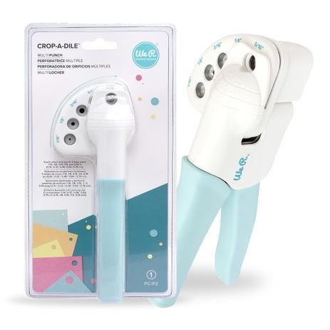 Crafts We R Memory Keepers Crop-a-Dile Multi-Hole Punch Decorative Heart Flower