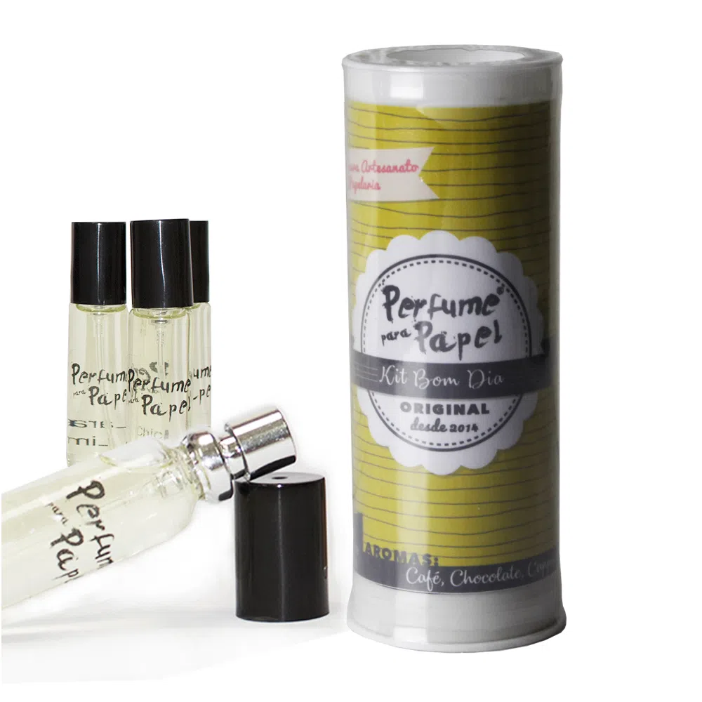 Kit Perfume para Papel Meu Devocional - 3 Aromas de 15 ml cada - Lavoro  Papéis