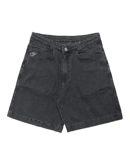 Bermuda Fire Jeans Premium Star Creative Design (Estonada/Cinza Claro)
