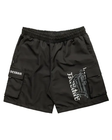 Bermuda Fire  Rip Stop Forrada Medieval F (Preto)
